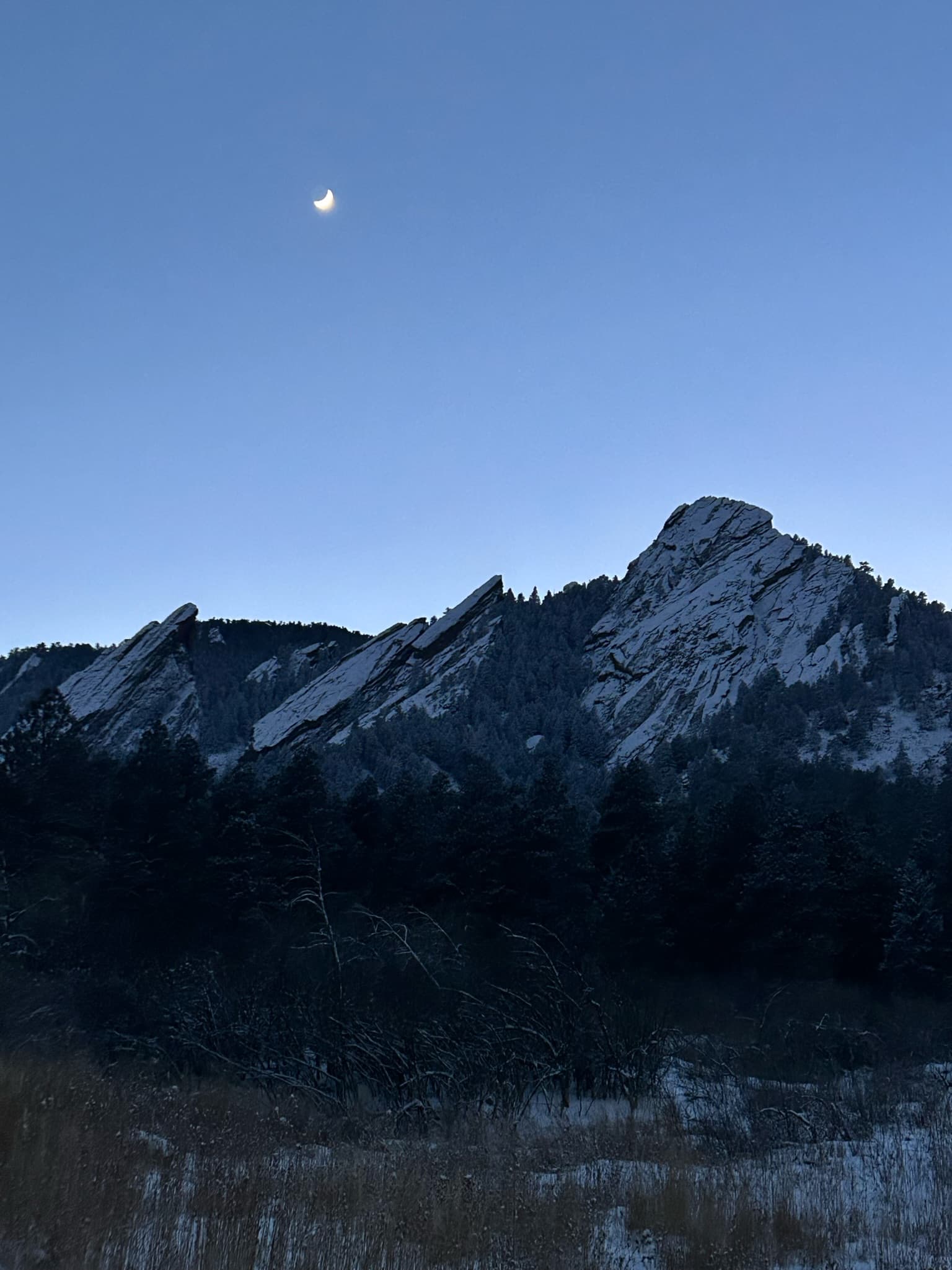 Flatirons in Boulder